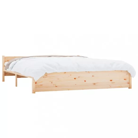 tömör fa ágykeret matrac nélkül 200 x 200 cm