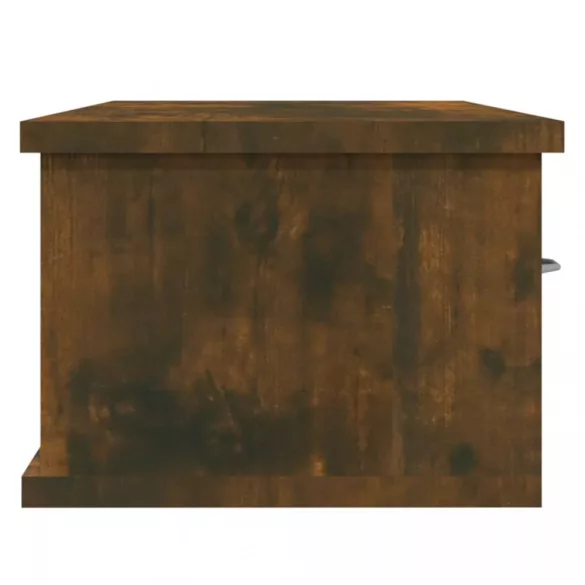 füstös tölgy színű szerelt fa faliszekrény 88x26x18,5 cm