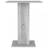 szürke sonoma színű szerelt fa bisztróasztal 60 x 60 x 75 cm