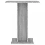 szürke sonoma színű szerelt fa bisztróasztal 60 x 60 x 75 cm