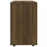 barna tölgy színű szerelt fa kisasztal 70 x 35 x 55 cm