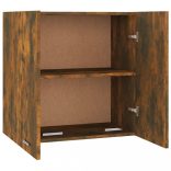 “Lyon” füstös tölgy színű szerelt fa éjjeliszekrény