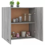 “Lyon” szürke sonoma színű szerelt fa függőszekrény