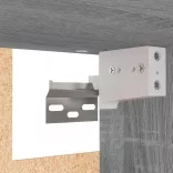 “Lyon” szürke sonoma színű szerelt fa függőszekrény