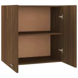 “Lyon” barna tölgyszínű szerelt fa éjjeliszekrény