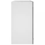 “Lyon” szürke sonoma színű szerelt fa függő üvegszekrény