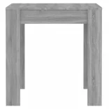 szürke sonoma színű szerelt fa étkezőasztal 140 x 74,5 x 76 cm