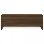 barna tölgy színű szerelt fa ruhásszekrény 100 x 32,5 x 35 cm