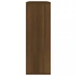 barna tölgyszínű szerelt fa fali polc 104 x 20 x 58,5 cm
