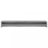 szürke sonoma színű szerelt fa monitorállvány 100 x 24 x 13 cm