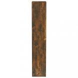 füstös tölgy színű szerelt fa cipősszekrény 54 x 34 x 183 cm