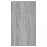 szürke sonoma színű szerelt fa íróasztal 90x40x72 cm