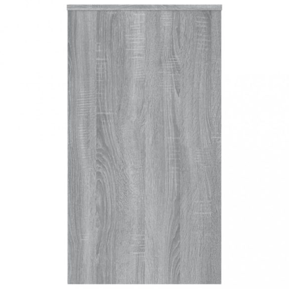 szürke sonoma színű szerelt fa íróasztal 90x40x72 cm