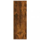 füstös tölgy színű szerelt fa cipőtartó 54 x 34 x 100,5 cm