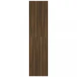 barna tölgy színű szerelt fa ruhásszekrény 100 x 50 x 200 cm