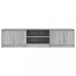szürke sonoma színű szerelt fa TV-szekrény 140 x 40 x 35,5 cm