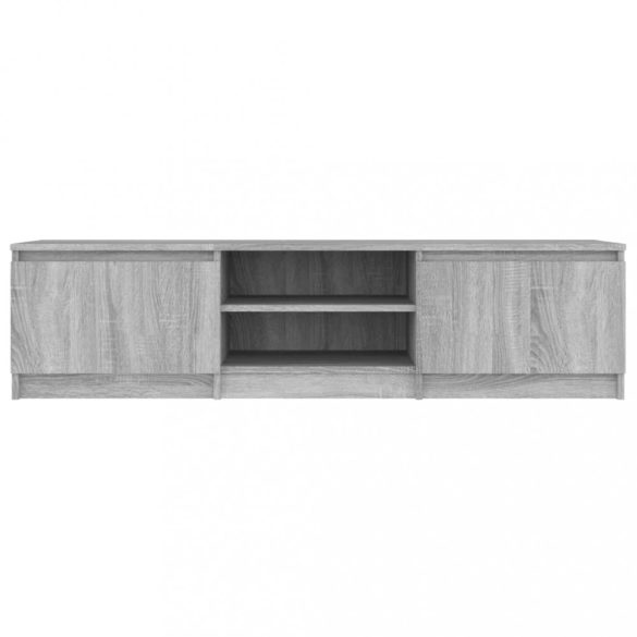 szürke sonoma színű szerelt fa TV-szekrény 140 x 40 x 35,5 cm