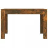 füstös tölgy színű szerelt fa étkezőasztal 120 x 60 x 76 cm