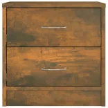 füstös tölgy színű szerelt fa éjjeliszekrény 40 x 30 x 40 cm