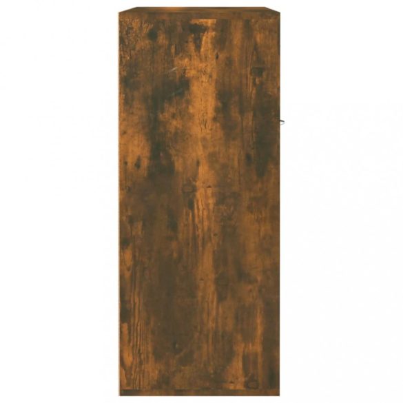 füstös tölgy színű szerelt fa cipősszekrény 60 x 35 x 84 cm