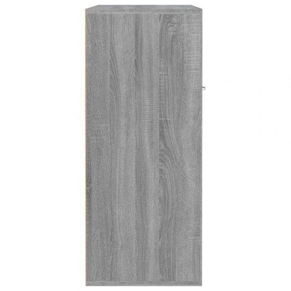 szürke sonoma színű szerelt fa cipősszekrény 60 x 35 x 84 cm