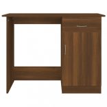 barna tölgy színű szerelt fa íróasztal 100 x 50 x 76 cm