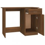barna tölgy színű szerelt fa íróasztal 100 x 50 x 76 cm