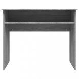 szürke sonoma színű szerelt fa íróasztal 90x50x74 cm	