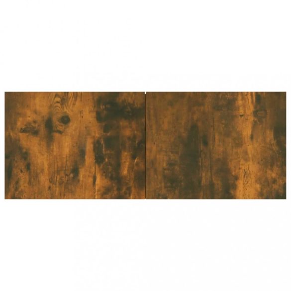 füstös tölgy színű szerelt fa TV-szekrény 80 x 30 x 30 cm