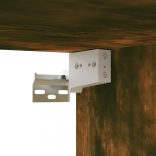 füstös tölgy színű szerelt fa TV-szekrény 80 x 30 x 30 cm