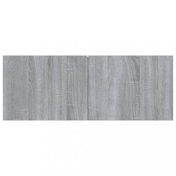 szürke sonoma színű szerelt fa TV-szekrény 80x30x30 cm