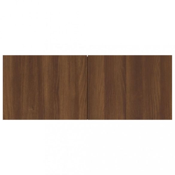 barna tölgy színű szerelt fa TV-szekrény 80 x 30 x 30 cm