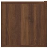 barna tölgy színű szerelt fa TV-szekrény 80 x 30 x 30 cm