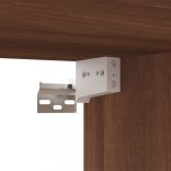 barna tölgy színű szerelt fa TV-szekrény 80 x 30 x 30 cm