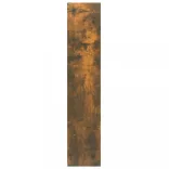 füstös tölgy színű szerelt fa fali polc 90 x 16 x 78 cm