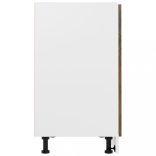 “Lyon” füstös tölgyszínű szerelt fa alsó fiókos szekrény