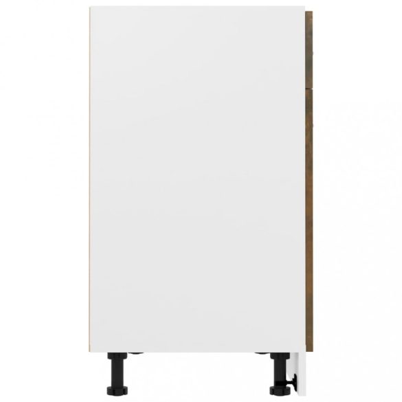 “Lyon” füstös tölgyszínű szerelt fa alsó fiókos szekrény