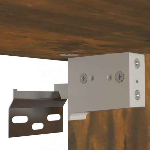 “Lyon” füstös tölgy színű szerelt fa függőszekrény