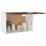 “Lyon” füstös tölgy színű szerelt fa függőszekrény 60x31x40 cm