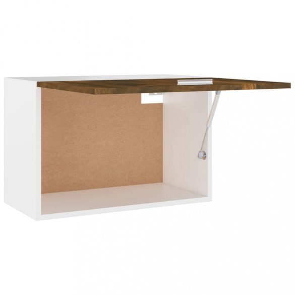 “Lyon” füstös tölgy színű szerelt fa függőszekrény 60x31x40 cm