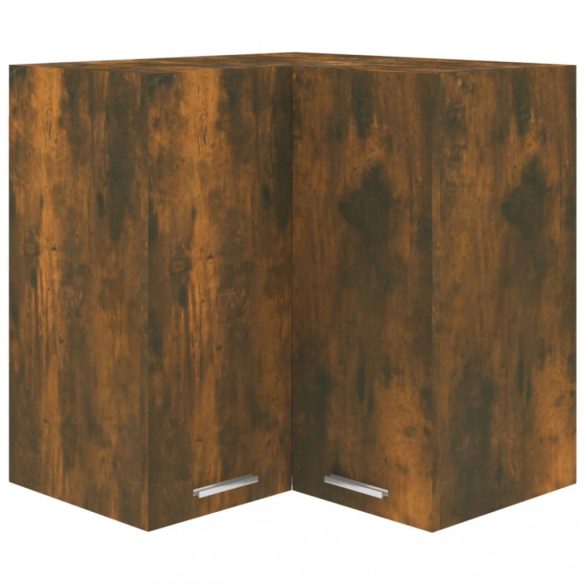 “Lyon” füstös tölgy színű szerelt fa függő sarokszekrény