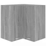 “Lyon” szürke sonoma színű szerelt fa függő sarokszekrény