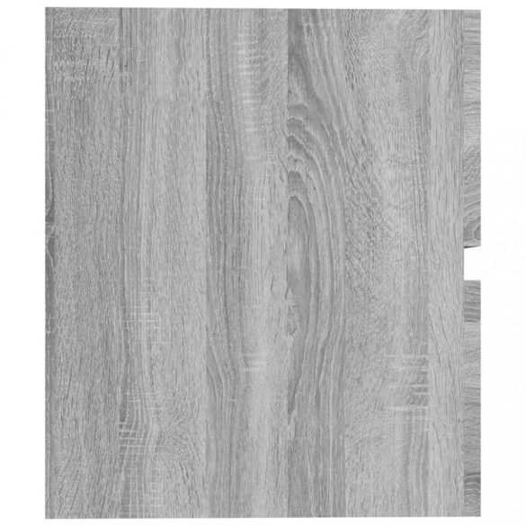 szürke sonoma színű szerelt fa éjjeliszekrény 60x38,5x45 cm