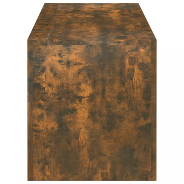 füstös tölgy színű TV-szekrény LED-világítással 120x35x40 cm