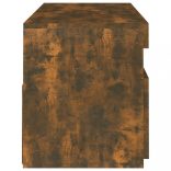 füstös tölgy színű TV-szekrény LED-ekkel 120x35x40 cm