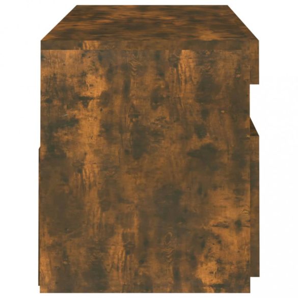 füstös tölgy színű TV-szekrény LED-ekkel 120x35x40 cm