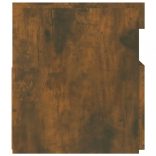 füstös tölgy színű TV-szekrény LED-ekkel 90 x 35 x 40 cm