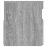 szürke sonoma színű TV-szekrény LED-világítással 90x35x40 cm