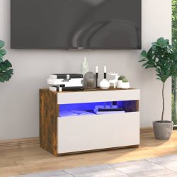   füstös tölgy színű TV-szekrény LED-világítással 60 x 35 x 40 cm