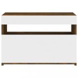 füstös tölgy színű TV-szekrény LED-világítással 60 x 35 x 40 cm